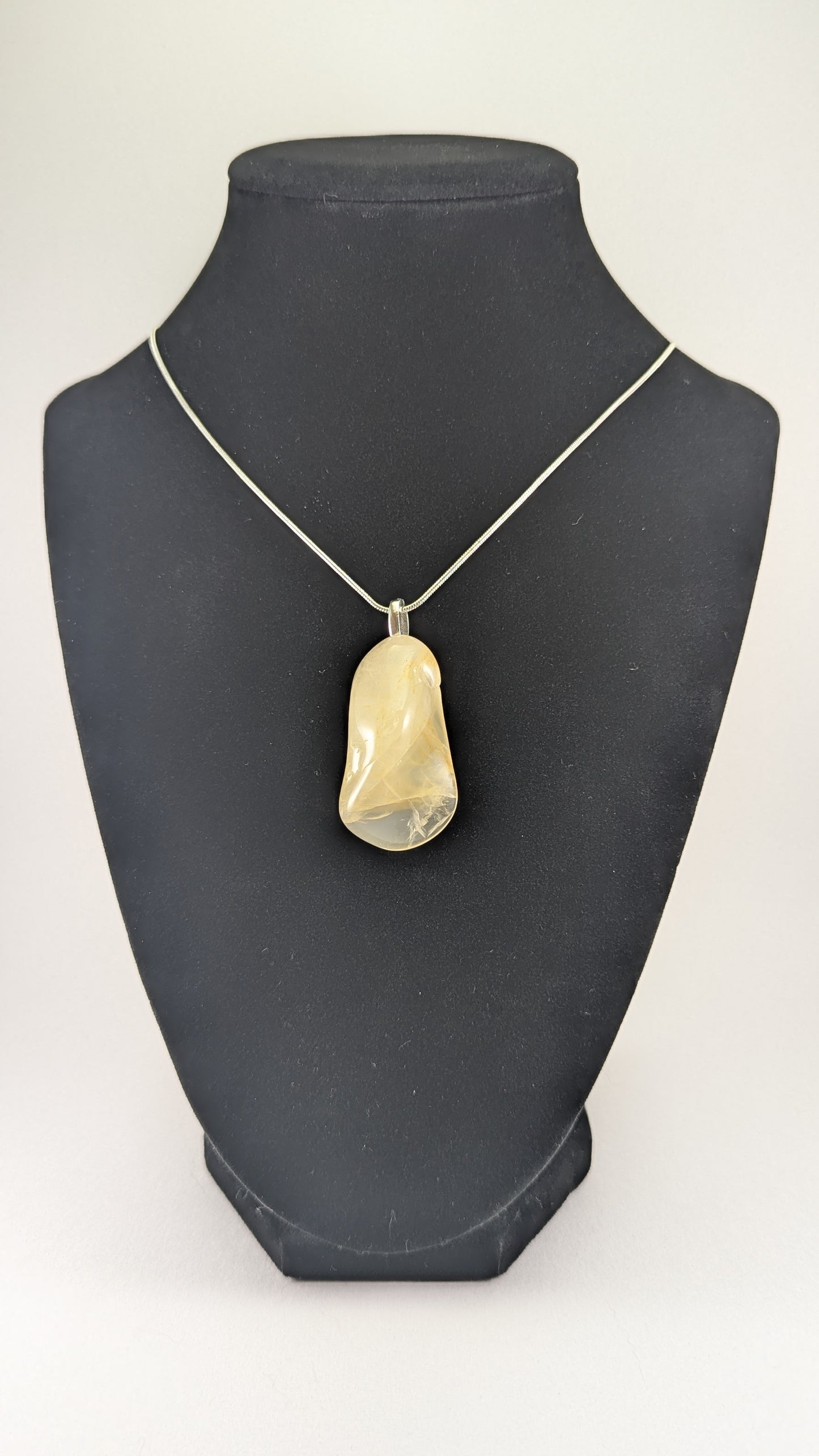 Tumbled Quartz Pendant