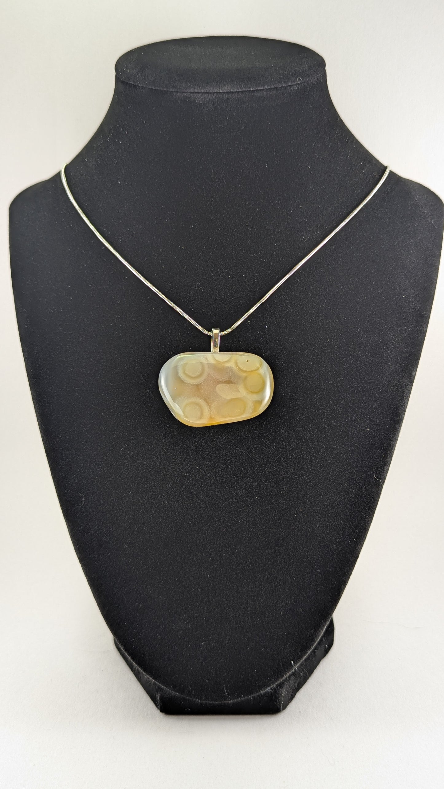 Cloudy Eye Agate Pendant