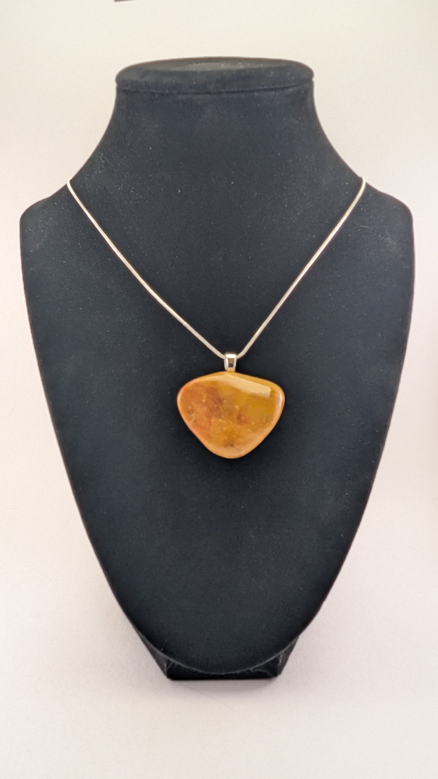 Ruddy Yellow Jasper Pendant