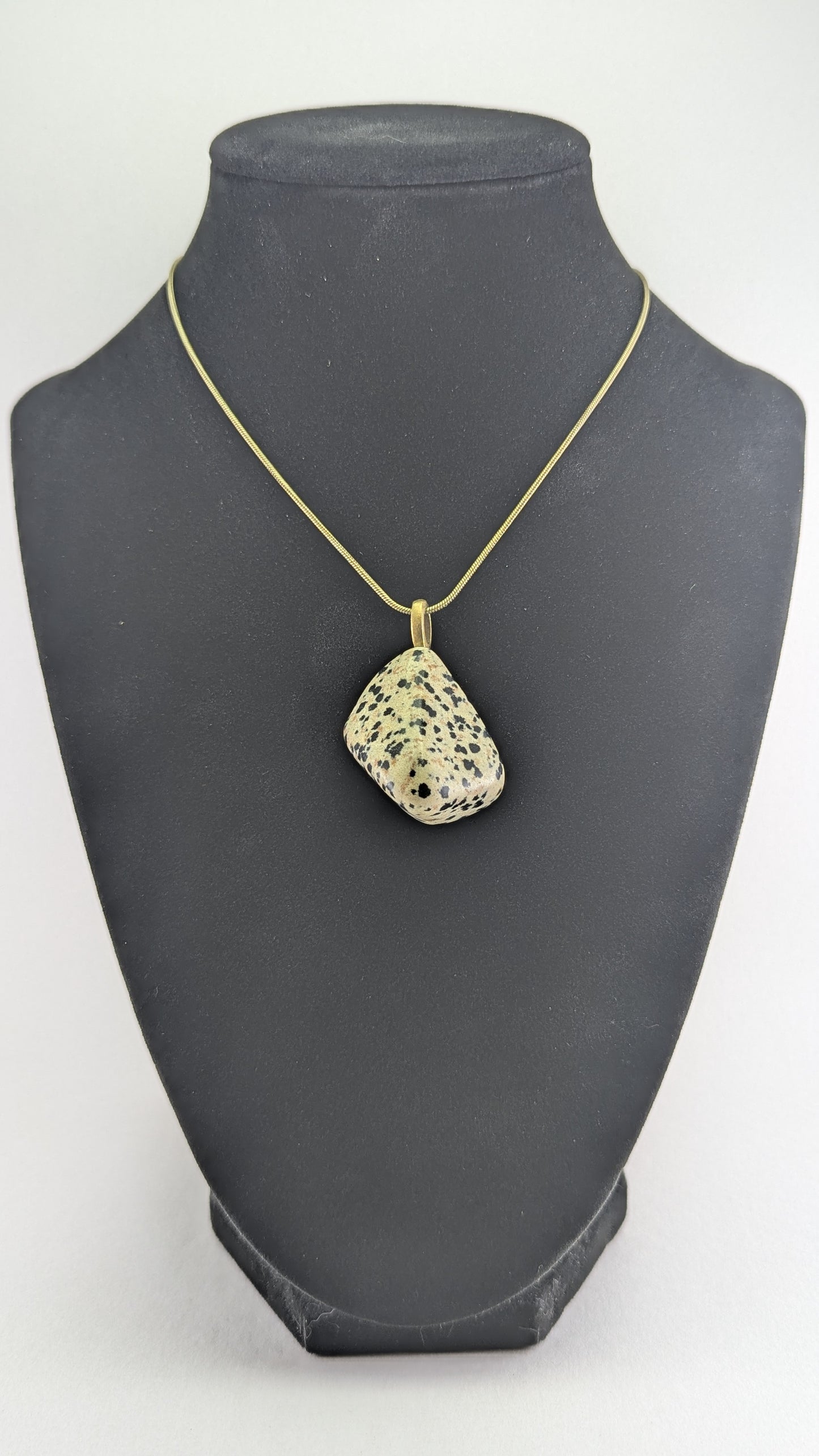 Dalmatian Stone Pendant