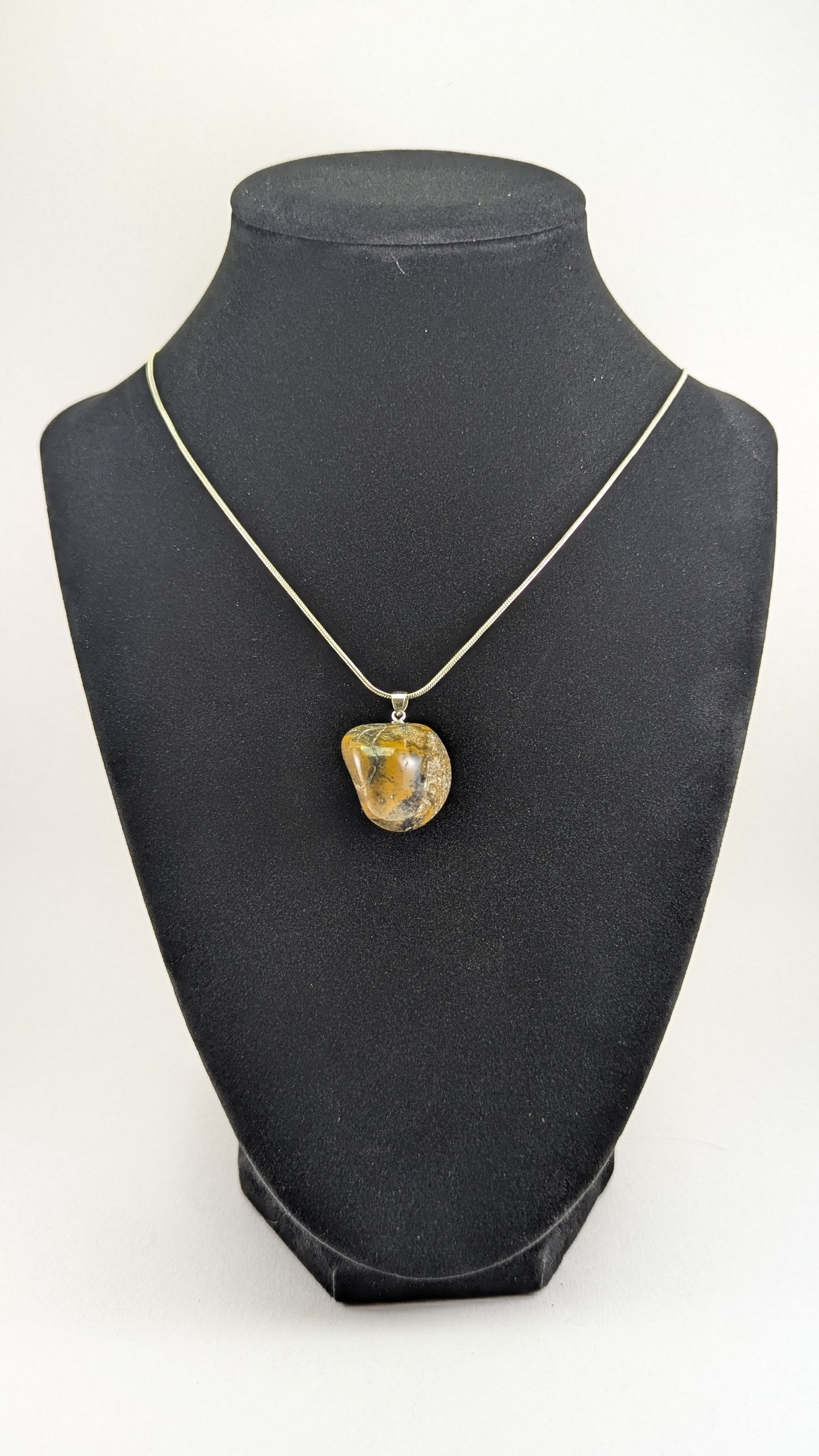 Jasper Conglomerate Pendant
