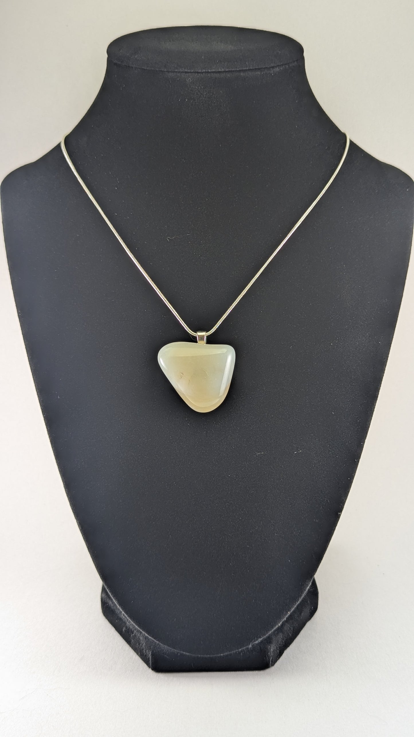 Luminous Layered Agate Pendant