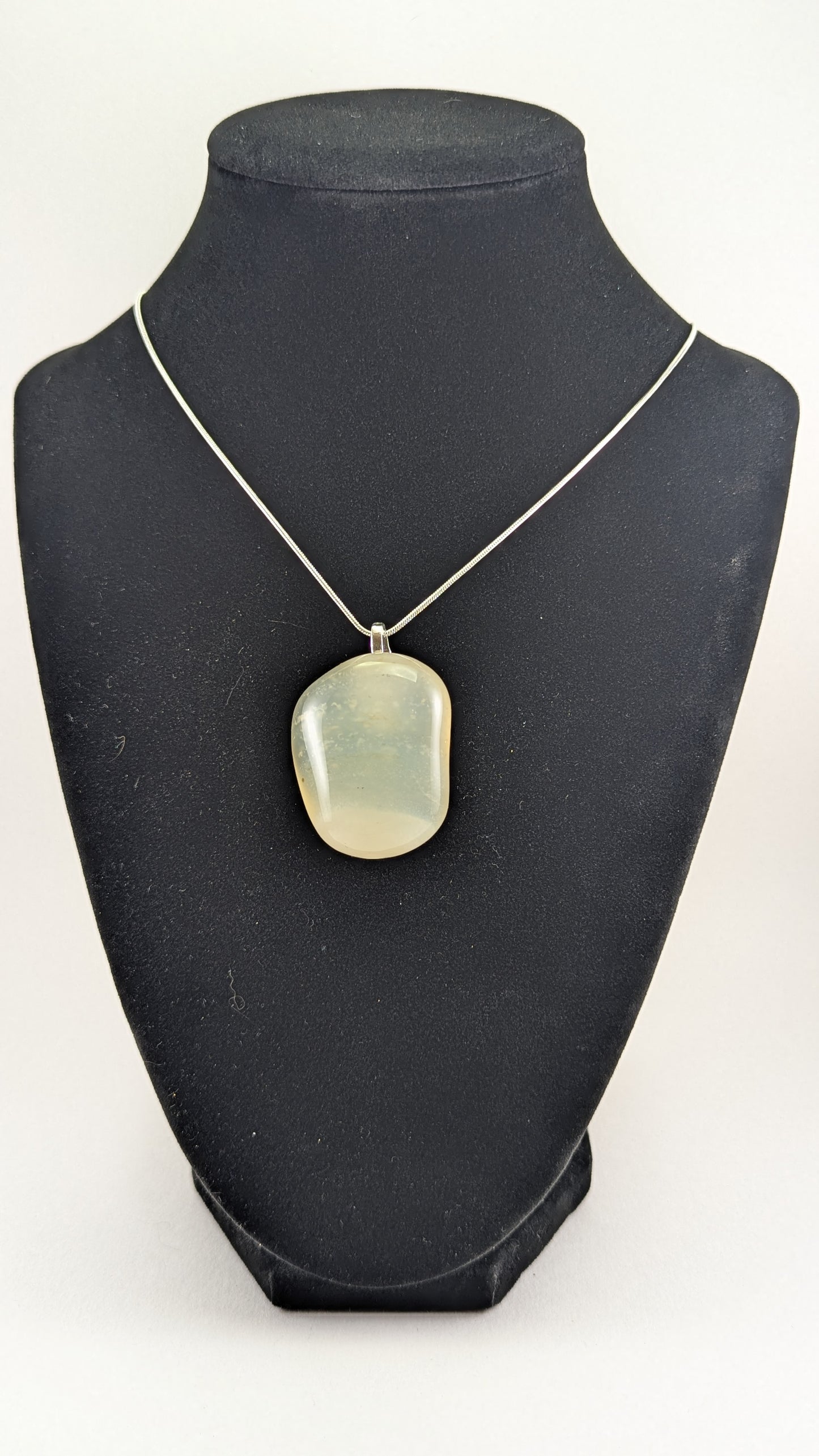 Milky Agate Pendant
