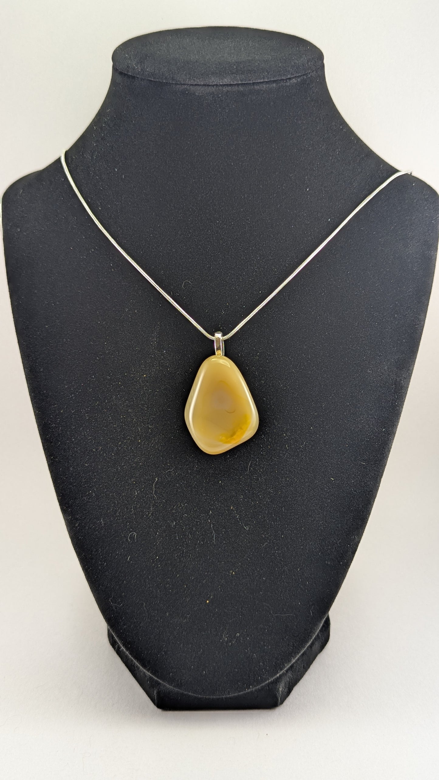 Milky Agate Pendant
