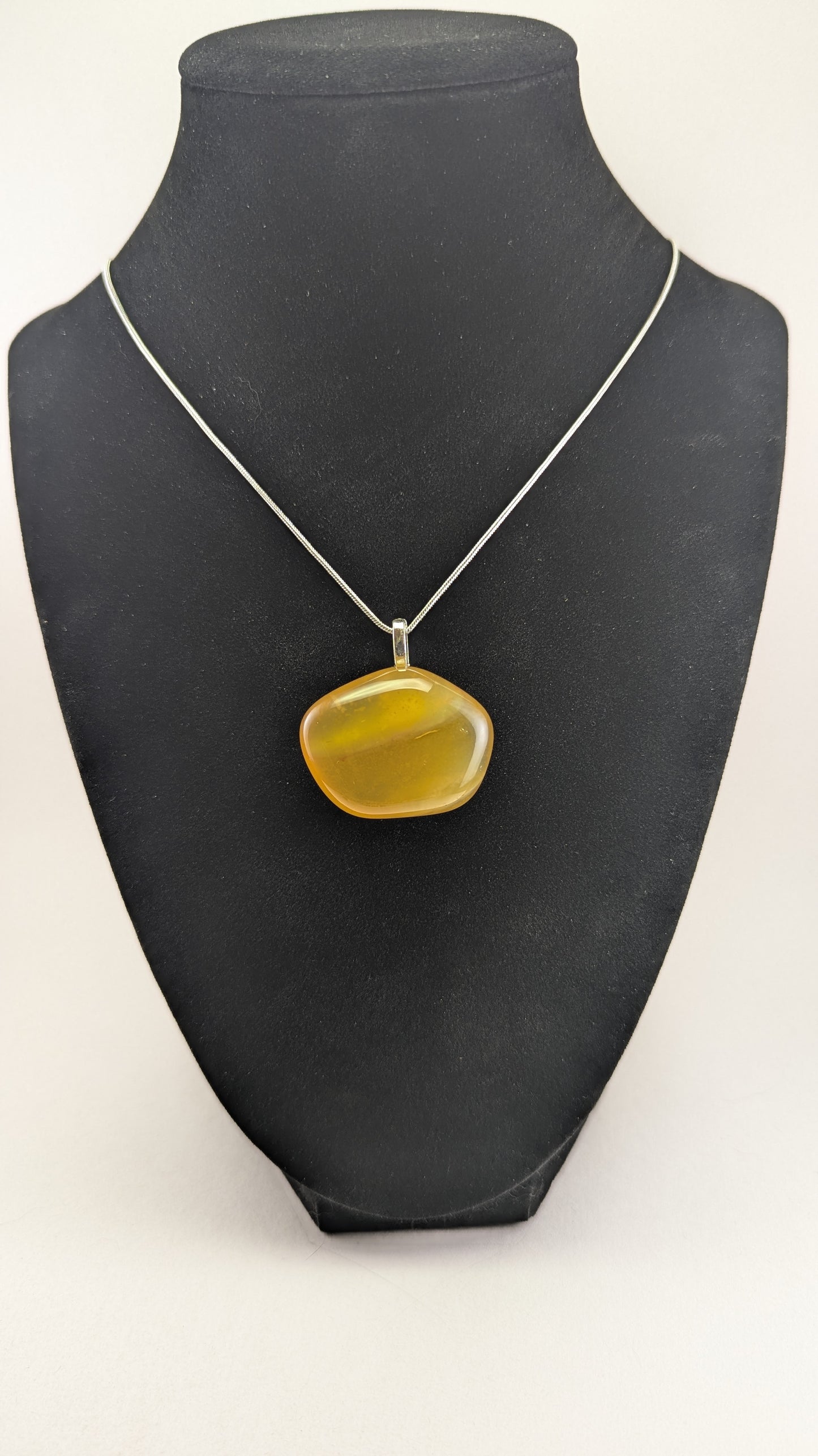 Yellow Agate Pendant