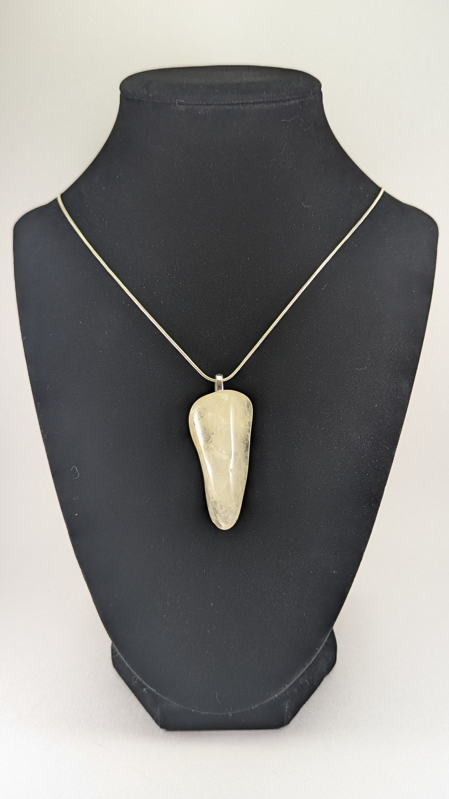 Tumbled Quartz Pendant