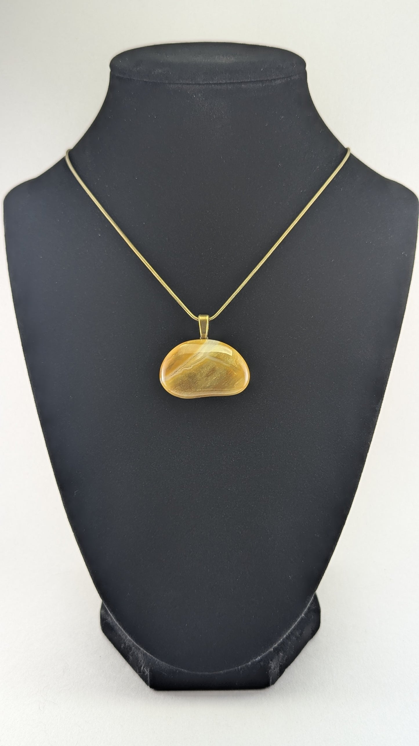Yellow Agate Pendant