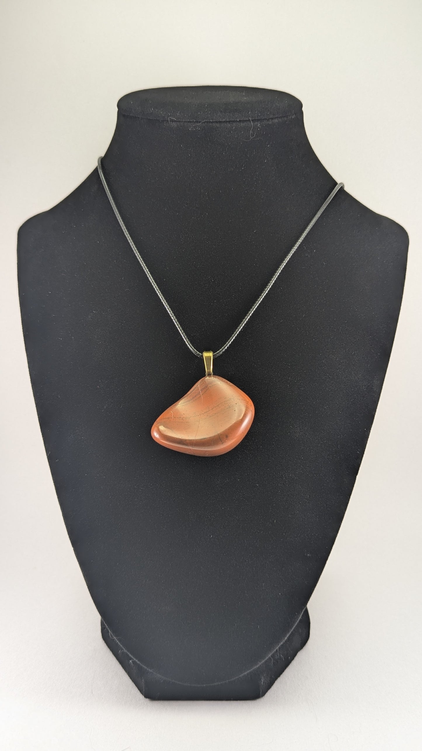 Banded Red Jasper Pendant