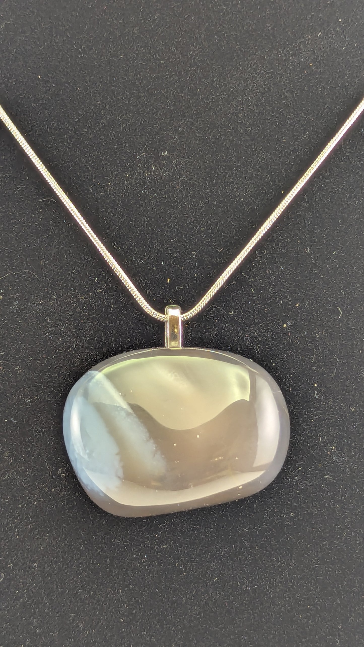 Smoky Chalcedony Pendant