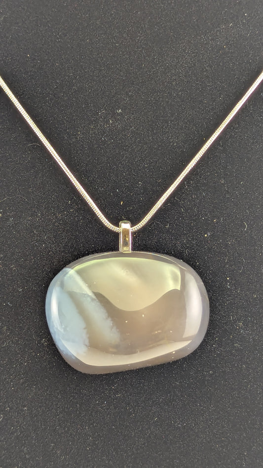 Smoky Chalcedony Pendant