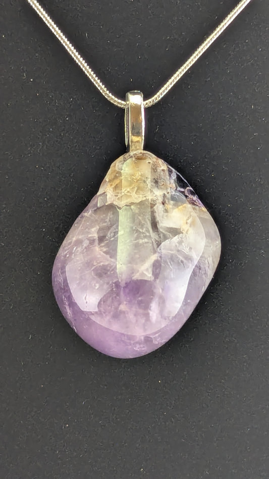 Fractured Amethyst Pendant