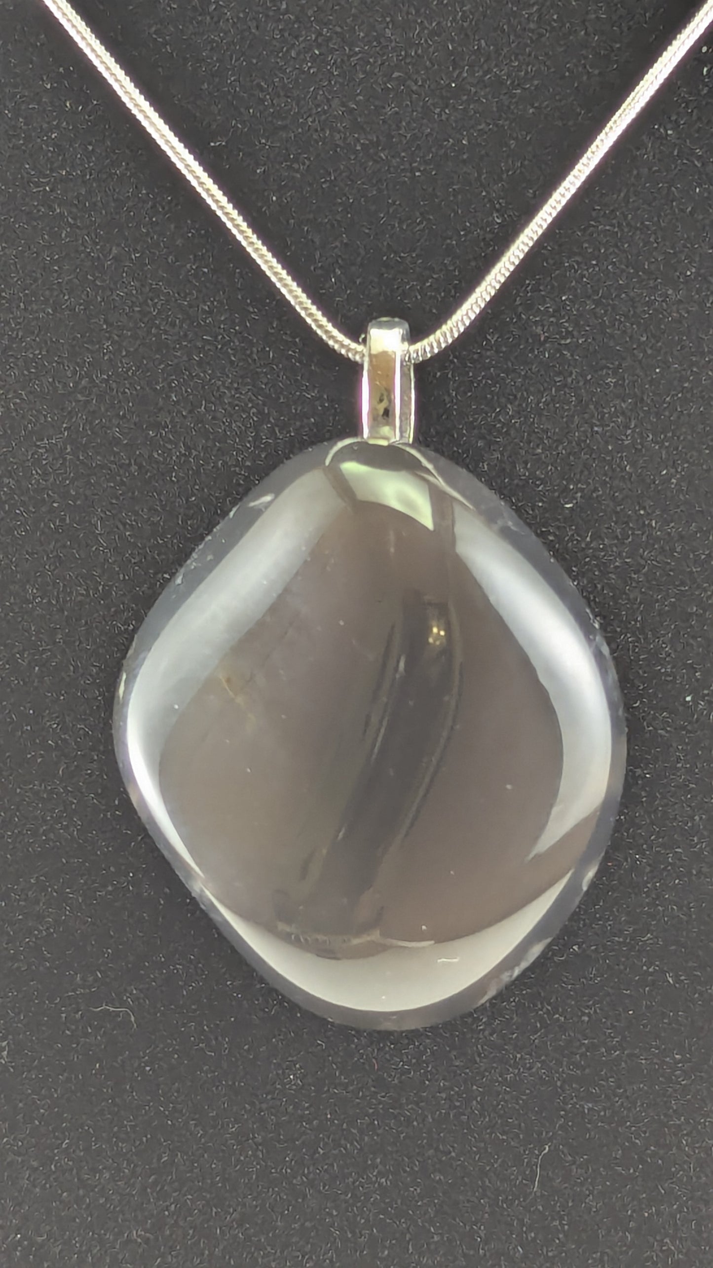 Black Chalcedony Pendant