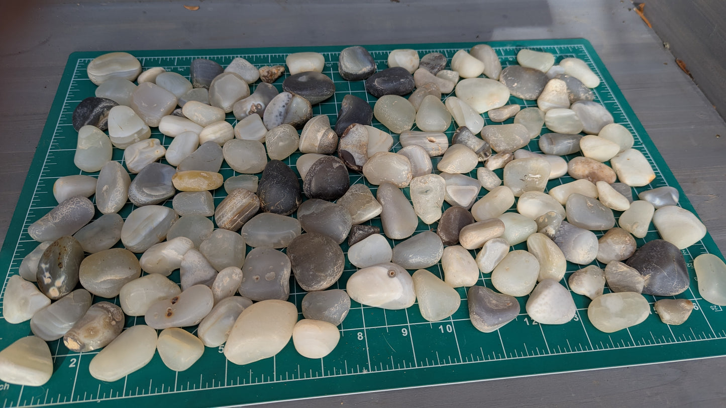 Botswana Agate Tumbling Mix - One Pound