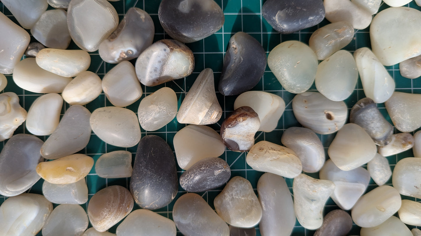 Botswana Agate Tumbling Mix - One Pound