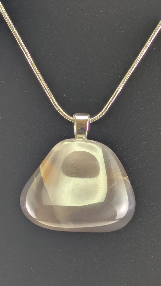 Smoky Chalcedony Pendant