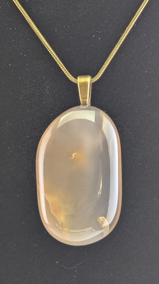 Smoky Chalcedony Pendant