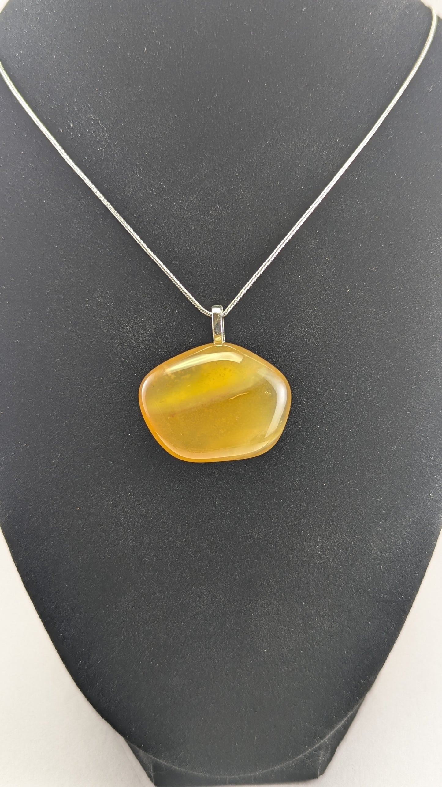 Yellow Agate Pendant
