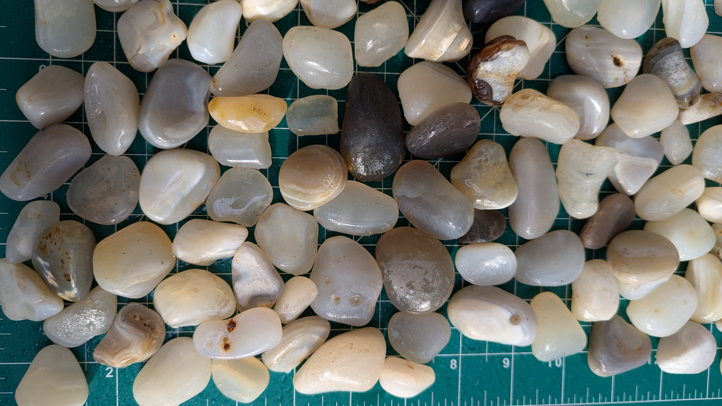 Botswana Agate Tumbling Mix - One Pound