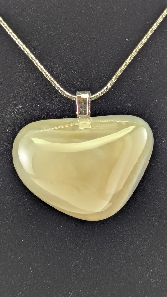 Cloudy Agate Pendant