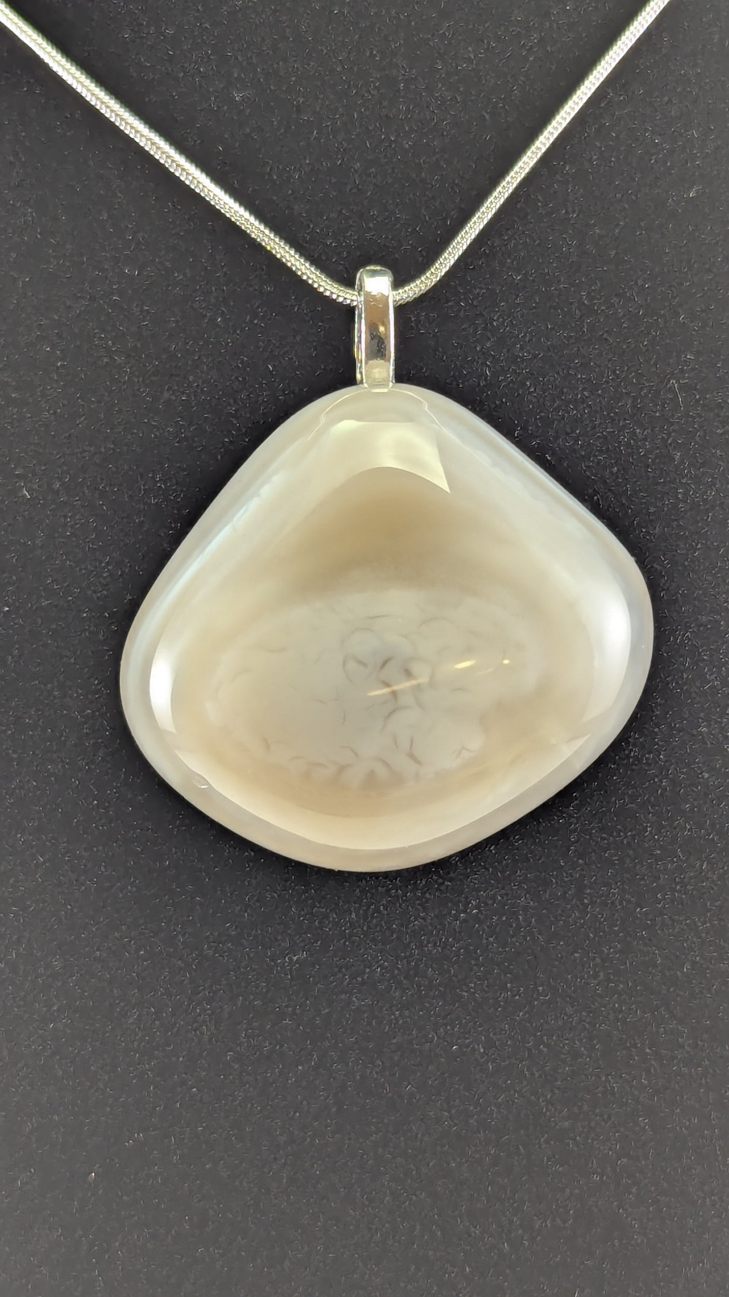 Milky Agate Pendant