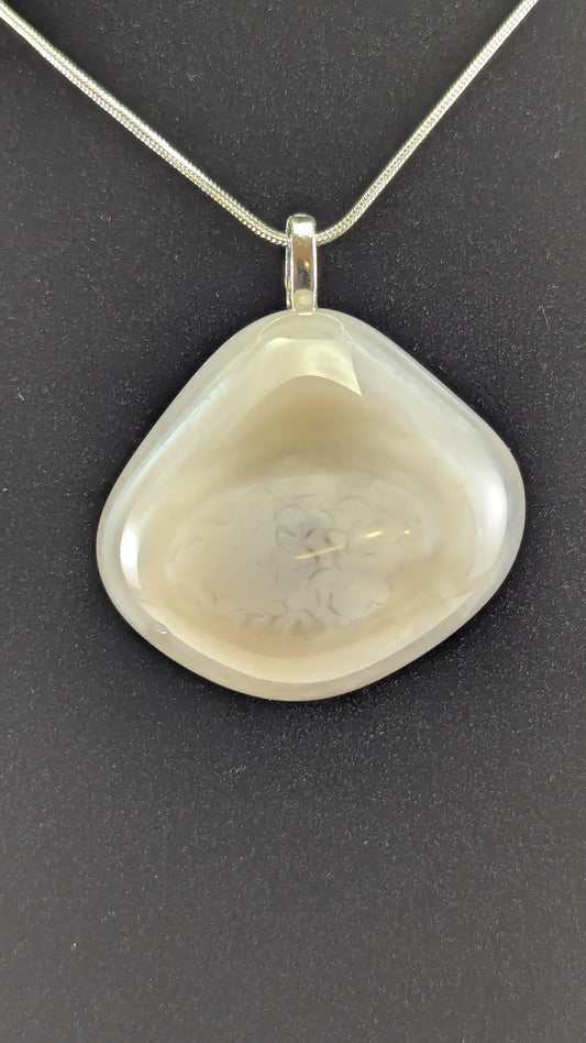Milky Agate Pendant