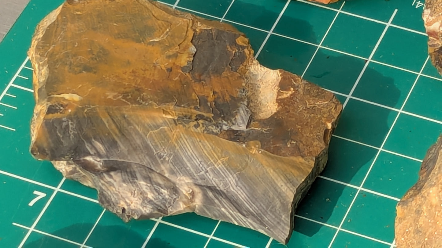 Medium Rainbow Flint - Raw Ohio Flint Ridge Flint Pieces
