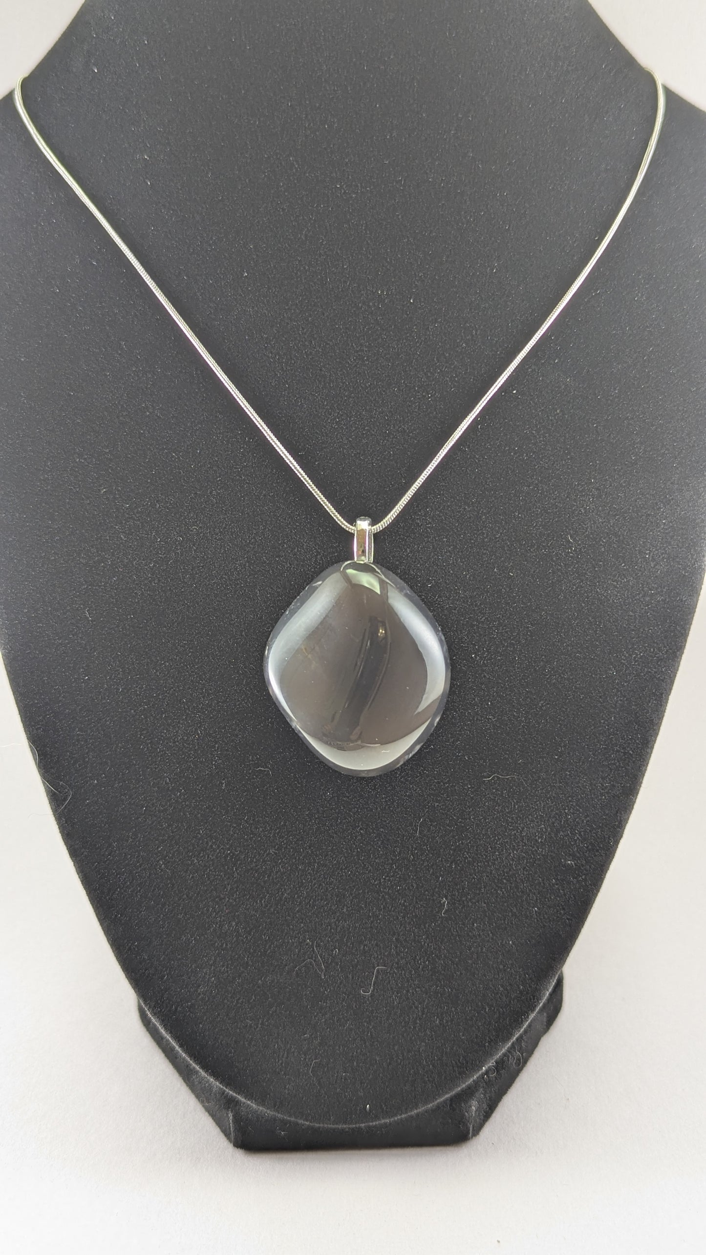 Black Chalcedony Pendant
