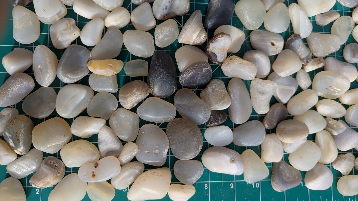 Botswana Agate Tumbling Mix - One Pound