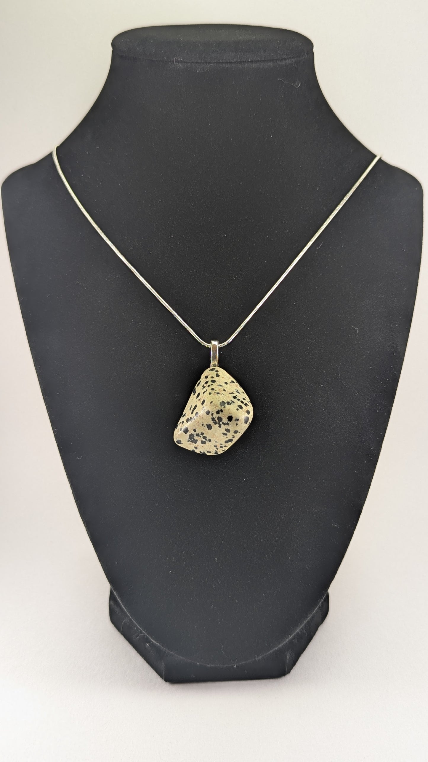 Dalmatian Stone Pendant