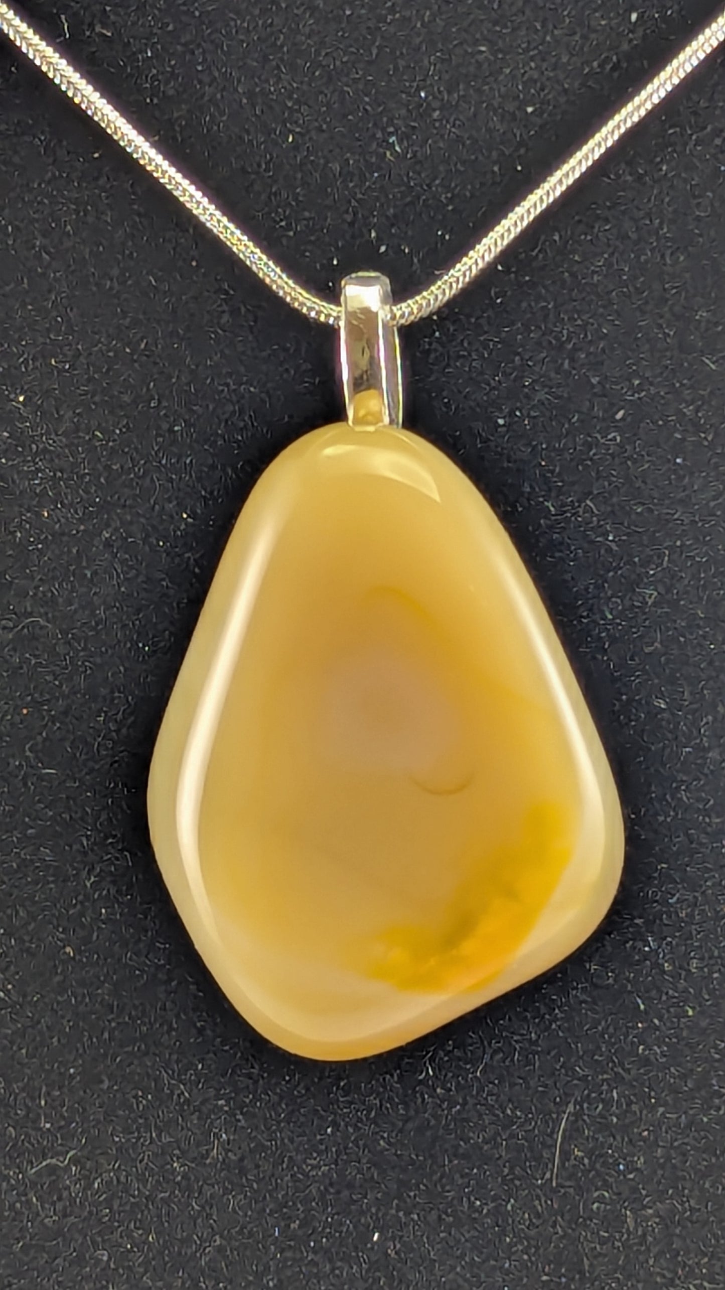 Milky Agate Pendant