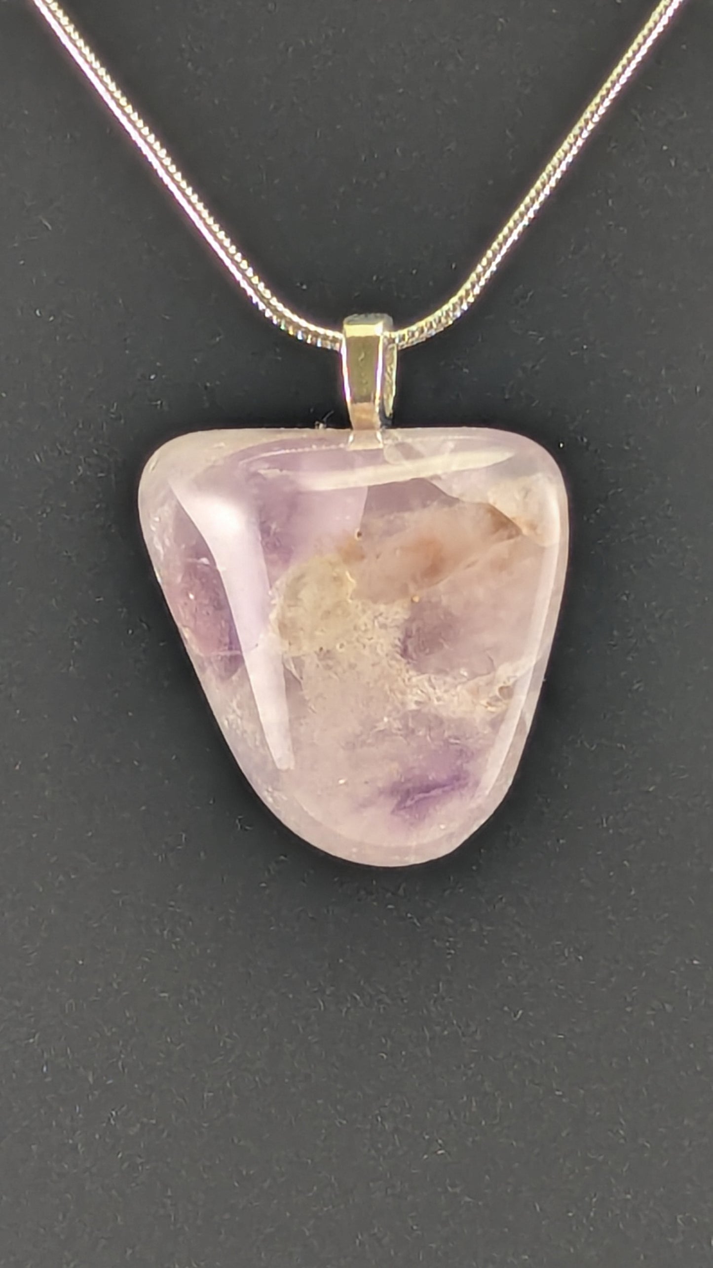 Tumbled Amethyst Pendant