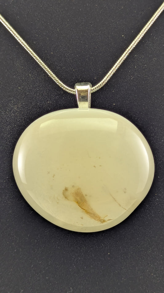 Milky Agate Pendant