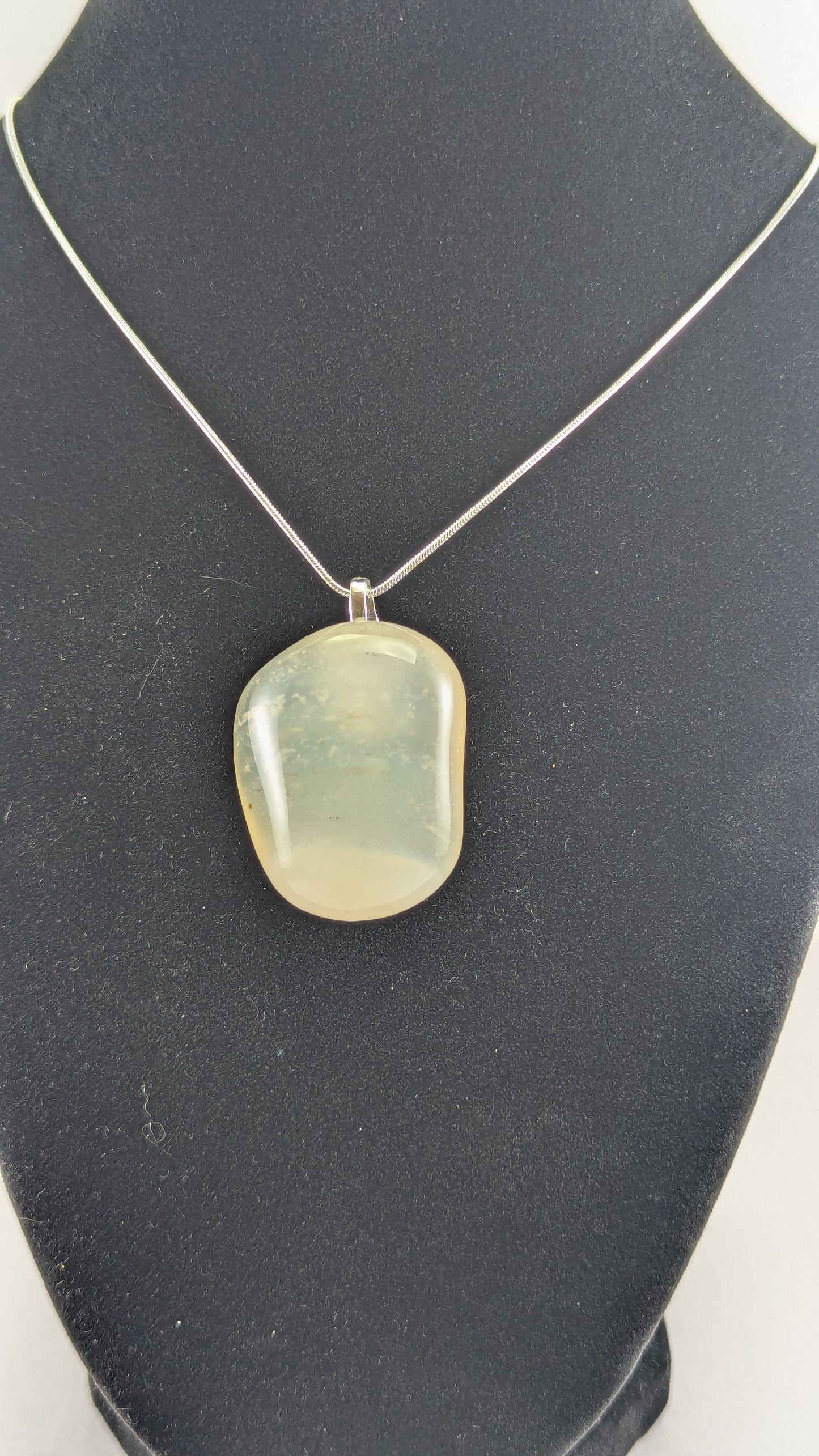 Milky Agate Pendant