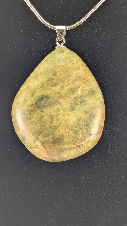 Olive Opal Pendant