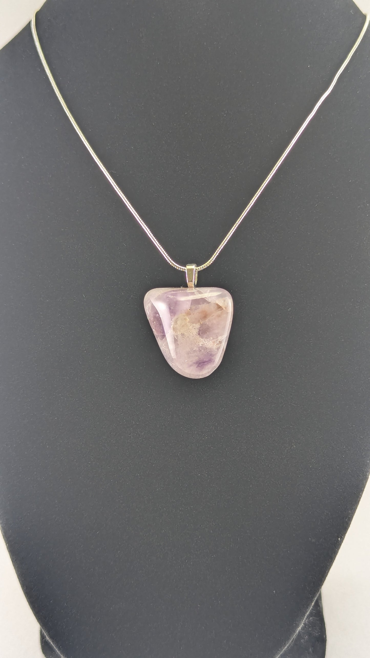 Tumbled Amethyst Pendant