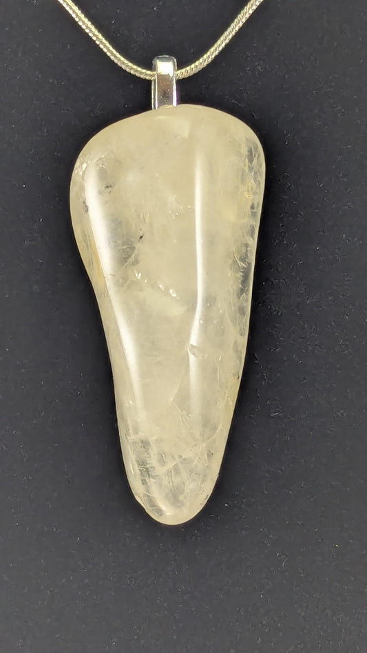 Tumbled Quartz Pendant