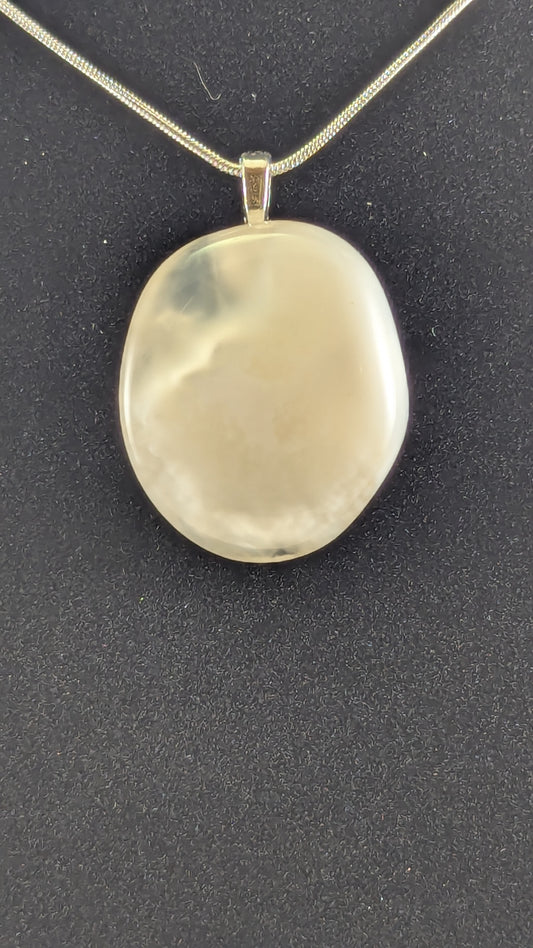 Milky Agate Pendant