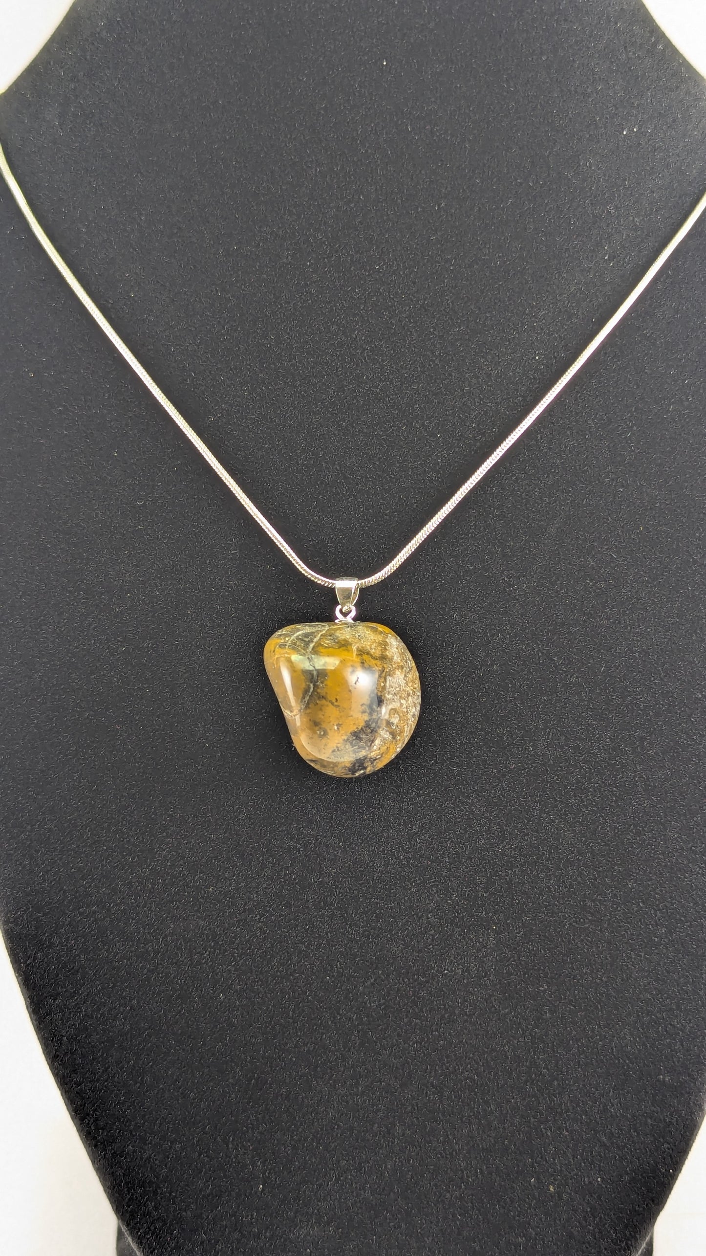 Jasper Conglomerate Pendant