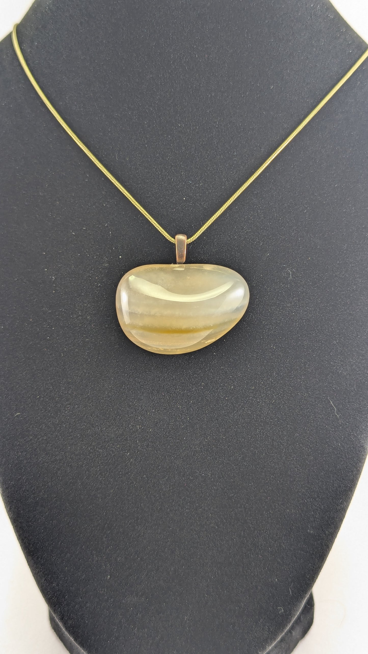 Cloudy Agate Pendant