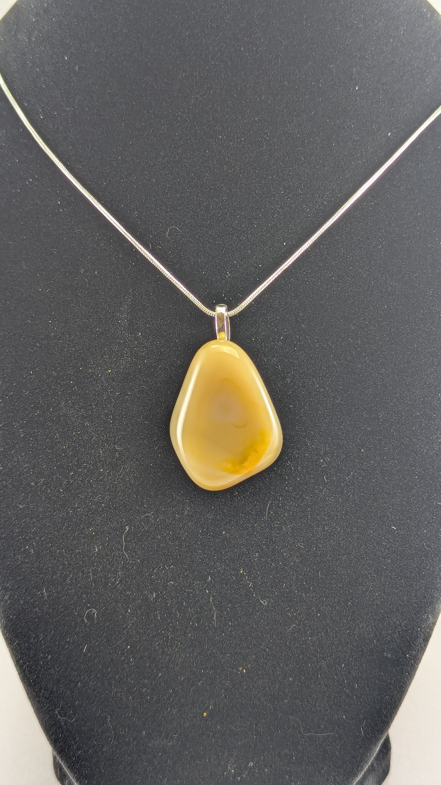 Milky Agate Pendant