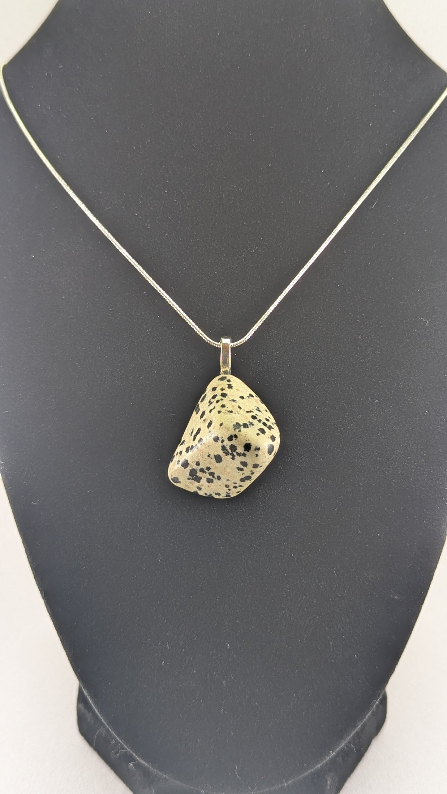 Dalmatian Stone Pendant