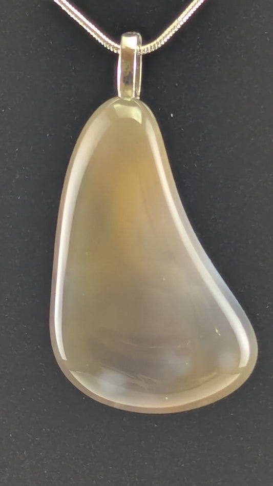 Smoky Chalcedony Pendant