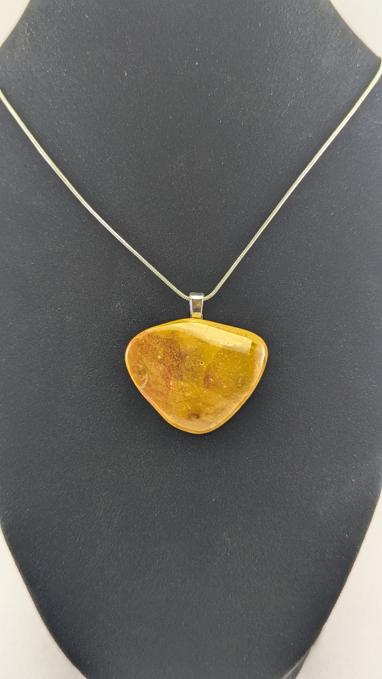 Ruddy Yellow Jasper Pendant