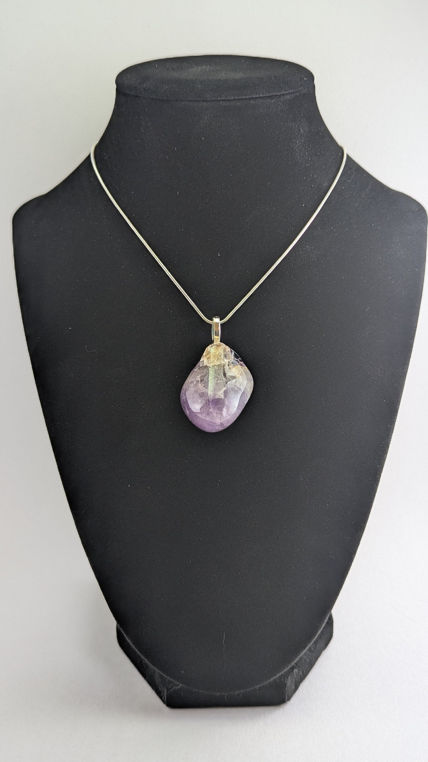 Fractured Amethyst Pendant