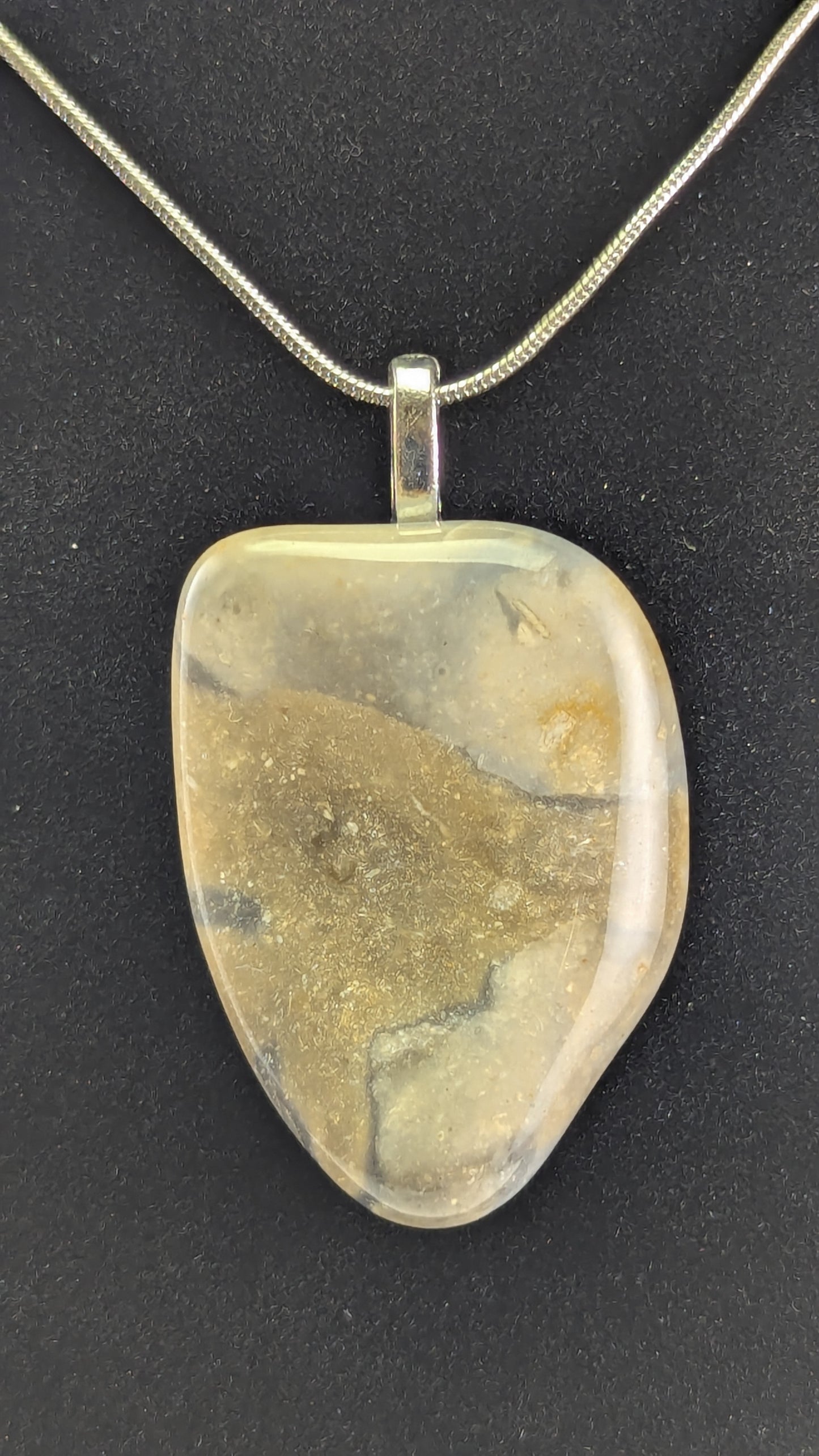 Blue Chert Pendant