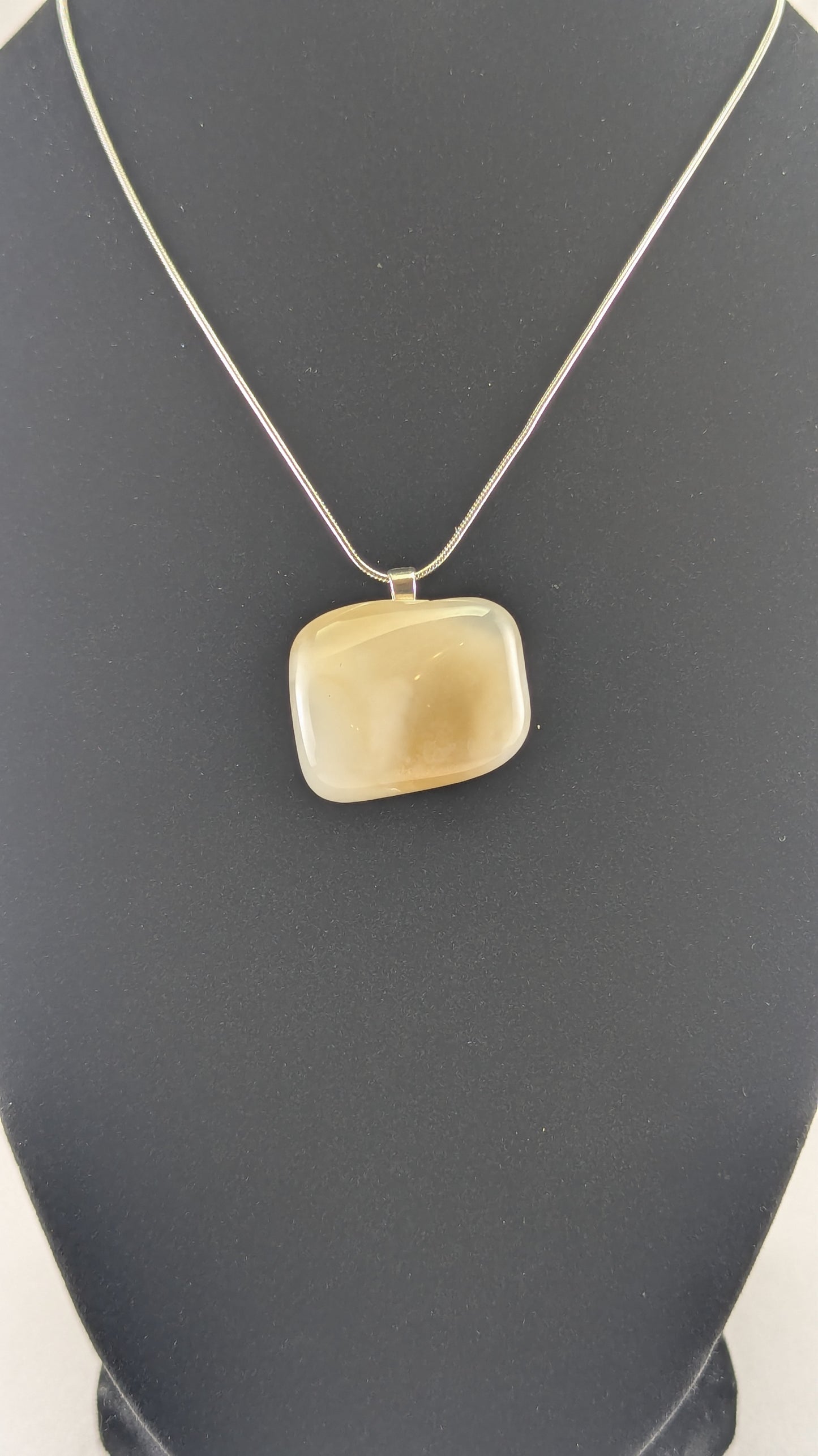 Elegant Milky Quartz Pendant