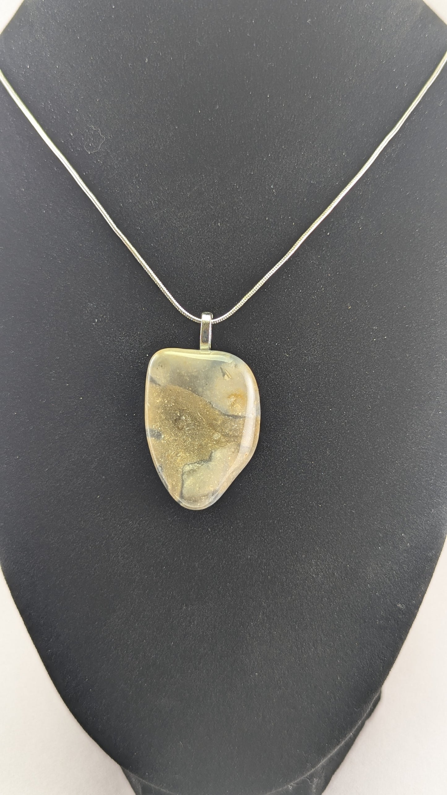 Blue Chert Pendant