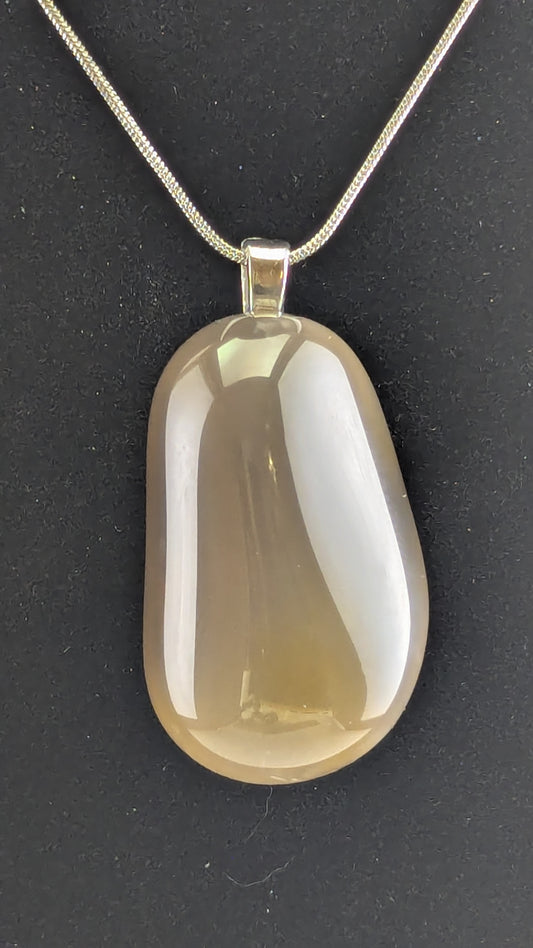 Smoky Chalcedony Pendant