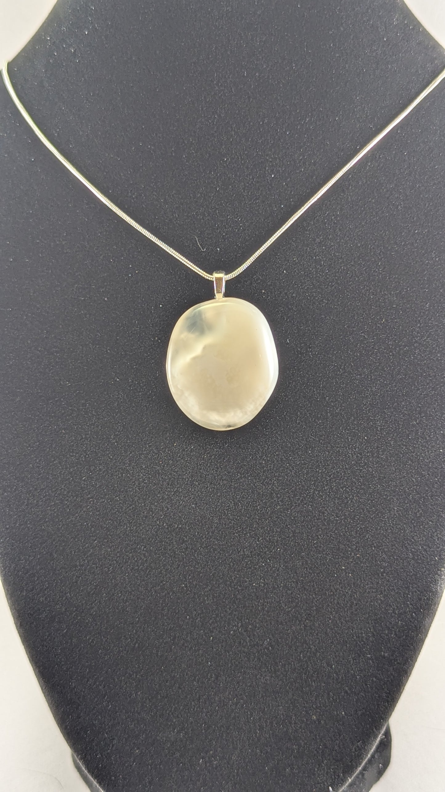 Milky Agate Pendant