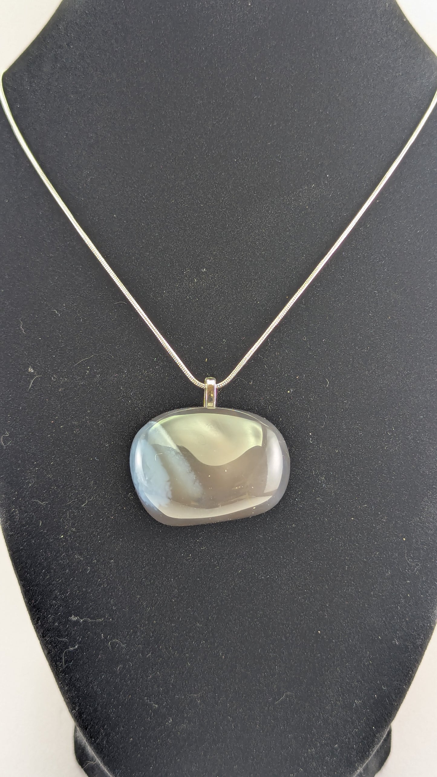 Smoky Chalcedony Pendant